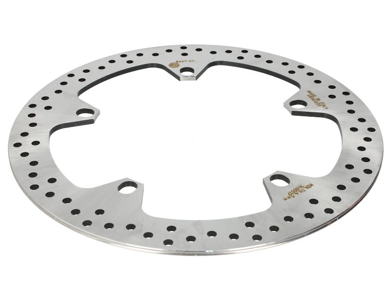 Tarcza hamulcowa przód stała, 320/181x5mm 5x203mm, średnica otworów mo BREMBO 168B407D7 (z kpl nitów BMW S1000 RR, R 1200 R/RT/ST 08-12, K 1200/1300 S/GT 08->, K1600 GT/GTL)