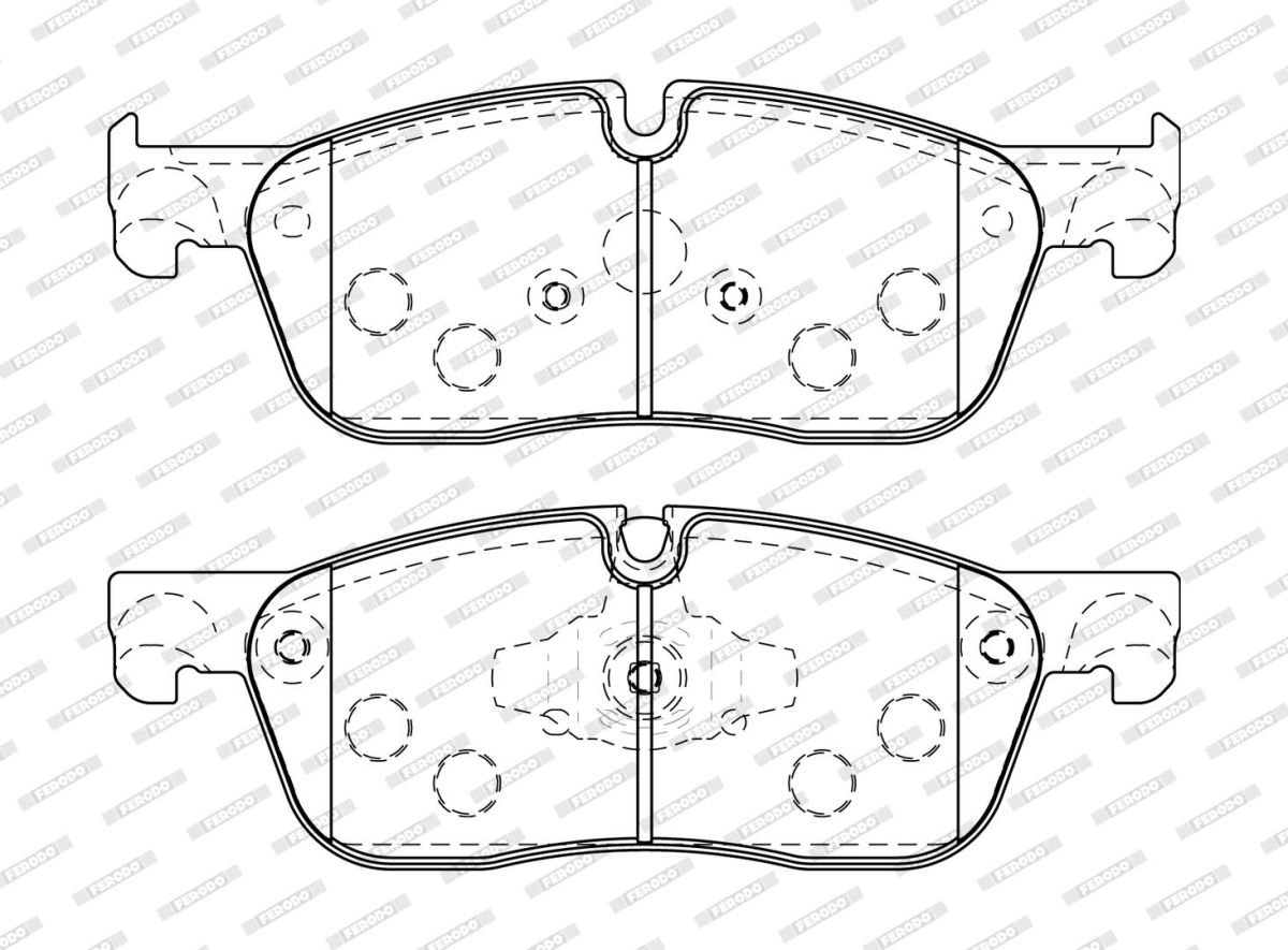 Комплект гальмівних колодок передн , JAGUAR F-PACE, XE, XF II, XF SPORTBRAKE, LAND ROVER RANGE ROVER VELAR 2.0-3.0H 03.15- фото 3