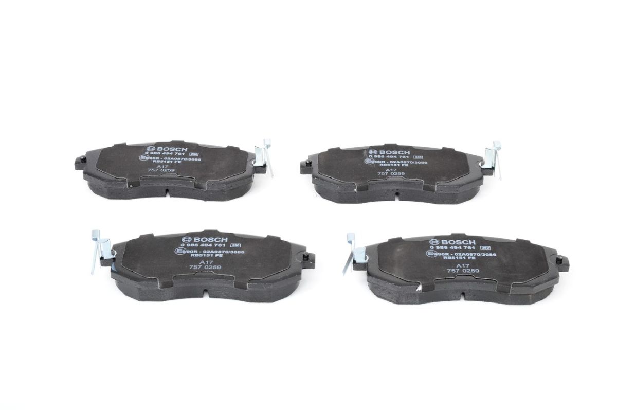 Колодки гальмівні дискові SUBARU FORESTER (SJ_) 2.5 2012.11- BOSCH (0986494761) Bosch фото 8