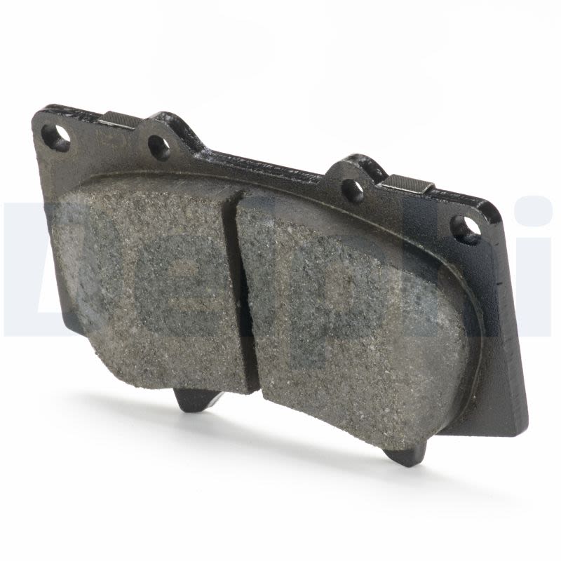 Комплект гальмівних колодок передн , LEXUS GX, LX, MITSUBISHI PAJERO IV, TOYOTA 4 RUNNER IV, 4 RUNNER V, COROLLA, FJ CRUISER, FORTUNER, HILUX CHAMP, HILUX VII, HILUX VIII 1.4-5.7 03.96- фото 3