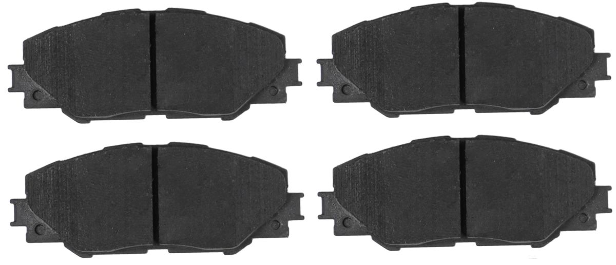 Комплект гальмівних колодок передн , PONTIAC VIBE, TOYOTA AURIS, COROLLA, MARK X ZIO I, MATRIX, MIRAI, PRIUS PLUS, RAV 4 III, RAV 4 IV 1.33-Electric 11.05- фото 4