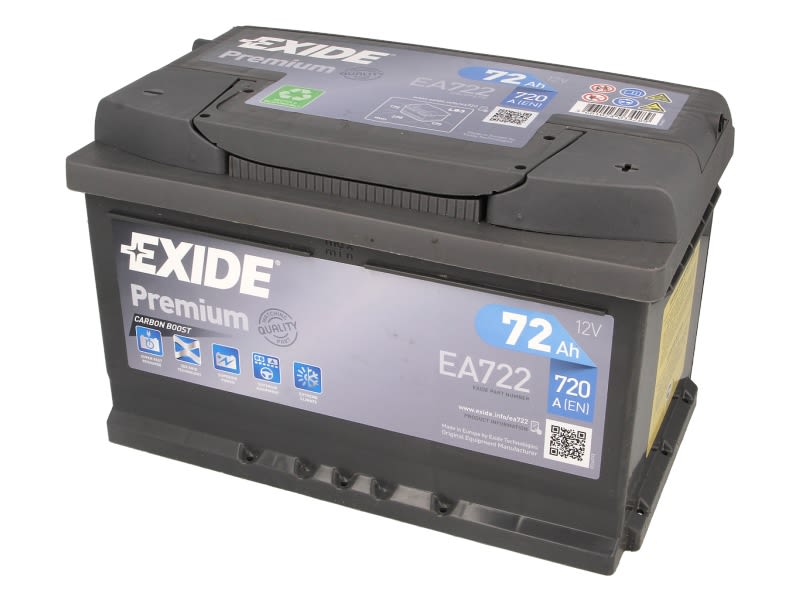 Аккумулятор exide 72ah