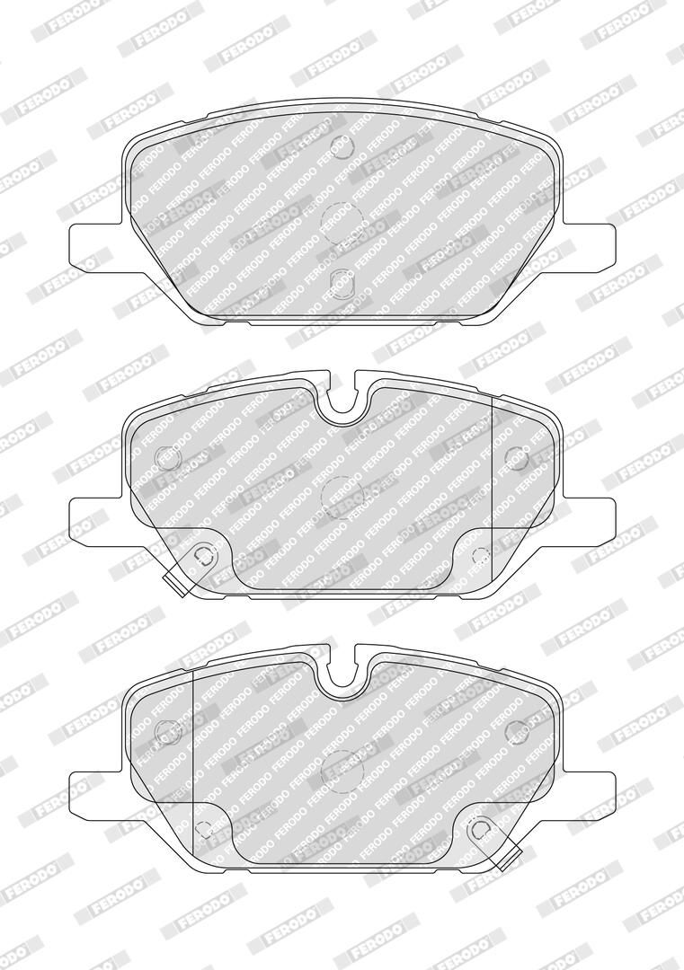 Комплект гальмівних колодок передн , OPEL INSIGNIA B, INSIGNIA B COUNTRY, INSIGNIA B GRAND SPORT 1.5-2.0D 03.17- фото 2