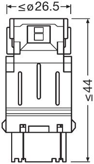 Автолампа світлодіодна P27/7W LED 12V 1.7W W2.5X16Q / LEDRIVING® SL / RED - ЧЕРВОНИЙ / 2 OSRAM (3157DRP-02B) osram фото 7