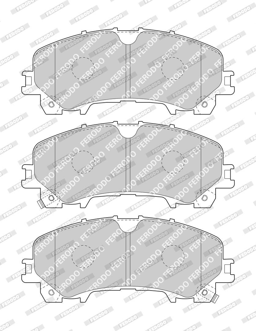 Колодки гальмівні дискові NISSAN X-TRAIL III (T32_, T32R, T32RR) 1.6 2013.10- FERODO (FDB4998) Ferodo фото 5