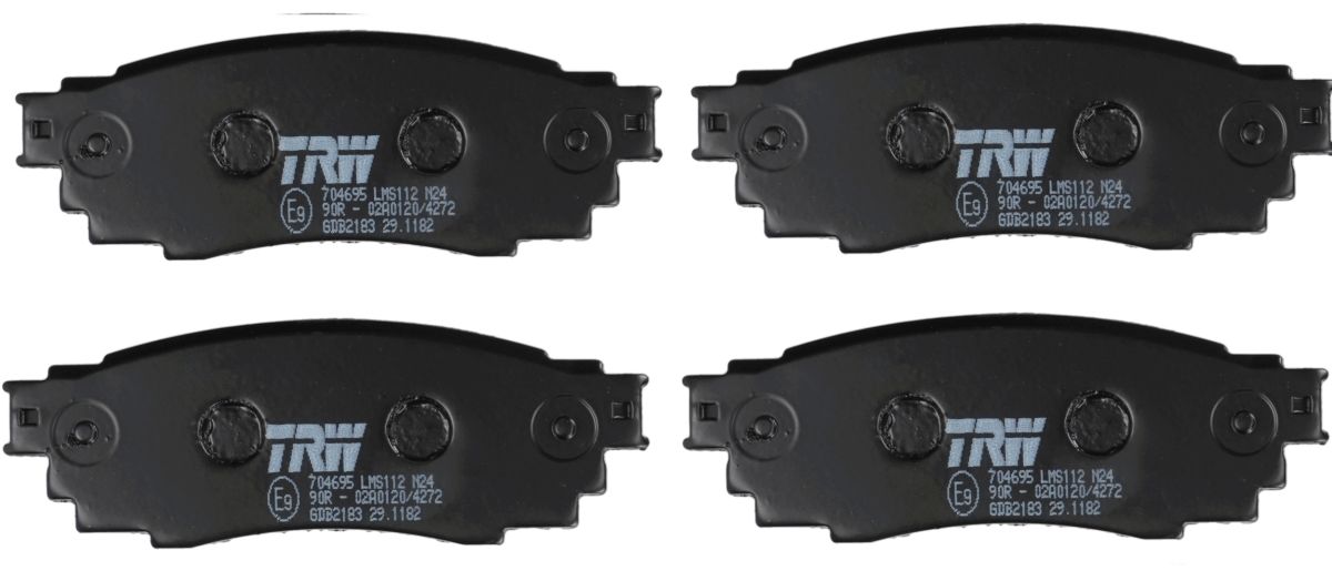 Комплект гальмівних колодок задн , LEXUS ES, RX, UX, TOYOTA C-HR, CAMRY, PRIUS, RAV 4 V, YARIS CROSS 1.2-3.5H 10.15- фото 5