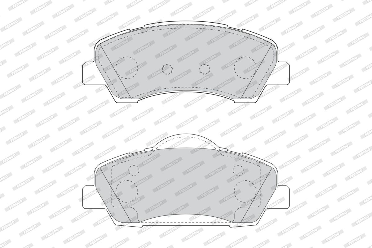 Комплект гальмівних колодок передн , CITROEN C-ELYSEE, C4 CACTUS, PEUGEOT 301, 308, 308 II 1.2-2.0D 11.12- фото 3
