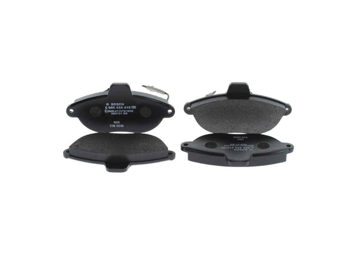 Колодки гальмівні дискові PEUGEOT EXPERT ФУРГОН (222) 1.9 1995.07-2008.03 BOSCH (0 986 424 415) Bosch фото 6
