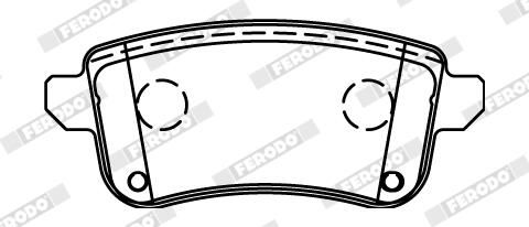 Комплект гальмівних колодок задн , RENAULT ARKANA I, CAPTUR II, CLIO V, FLUENCE, GRAND SCENIC III, MEGANE, MEGANE III, MEGANE IV, SCENIC III 1.0-Electric 11.08- фото 3