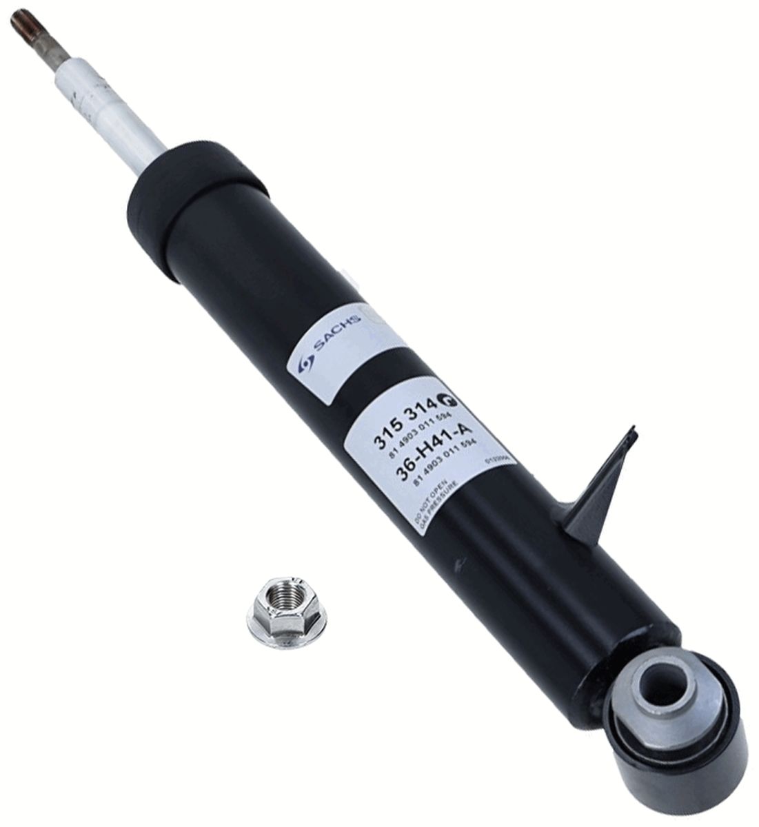 Амортизатор газомасляний BMW X5 (E70)/X6 (E71, E72) 07-14 RR *РЕГУЛ.ПІДВ SACHS (315 314) SACHS фото 3
