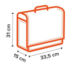 Organizér / brašna do kufru auta, L, 35 x 25 x 15 cm