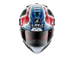 Integrální přilba RACE-R PRO REPLICA ZARCO GP DE FRANCE, bílá/černá/červená/modrá barva, velikost L