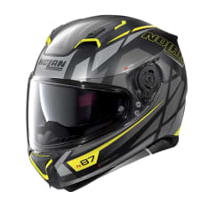 Kask integralny NOLAN N87 ORIGINALITY N-COM 70 kolor czarny/matowy/szary/żółty