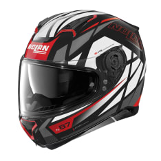Kask integralny NOLAN N87 ORIGINALITY N-COM 65 kolor biały/czarny/czerwony/szary