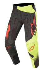 Spodnie cross/enduro ALPINESTARS MX TECHSTAR FACTORY kolor czarny/czerwony/fluorescencyjny/żółty