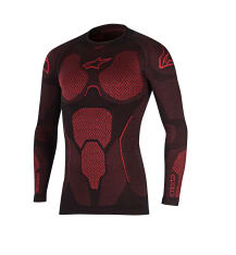 Koszulka termoaktywna ALPINESTARS RIDE TECH TOP LONG SLEEVE SUMMER kolor czarny/czerwony
