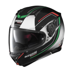 Kask integralny NOLAN N87 SAVOIR FAIRE N-COM 56 kolor biały/czarny/zielony
