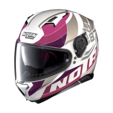 Kask integralny NOLAN N87 PLEIN AIR N-COM 47 kolor biały/fioletowy