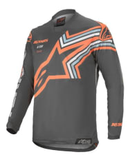 Koszulka off road ALPINESTARS MX RACER BRAAP kolor fluorescencyjny/pomarańczowy/szary
