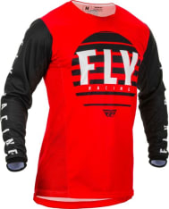 Koszulka off road FLY RACING KINETIC K220 kolor biały/czarny/czerwony