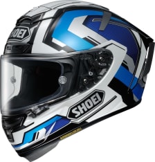Kask integralny SHOEI X-Spirit III BRINK TC-2 kolor biały/czarny/niebieski/szary