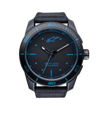 Zegarek TECH WATCH 3H pasek nylonowy czarny ALPINESTARS kolor czarny/niebieski, rozmiar OS