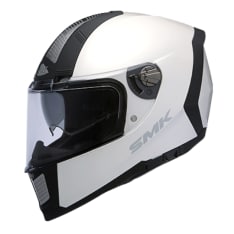 Kask integralny SMK FORCE STEEL WHITE STGL100 kolor biały