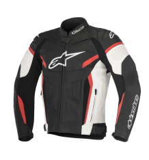 Kurtka skóra naturalna ALPINESTARS GP PLUS R V2 kolor biały/czarny/czerwony