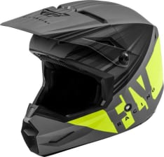 Kask cross/enduro FLY RACING KINETIC K220 ECE kolor czarny/fluorescencyjny/matowy/szary/żółty