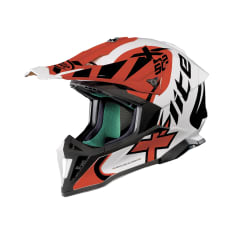 Kask cross/enduro X-LITE X-502 XTREM 20 kolor biały/czarny/czerwony
