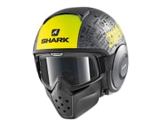 Kask otwarty SHARK DRAK TRIBUTE RM kolor czarny/matowy/szary/żółty