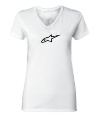 Koszulka AGELESS V NECK ALPINESTARS kolor biały