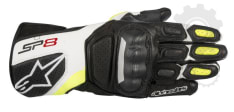 Rękawice sportowe ALPINESTARS SP-8 V2 GLOVES kolor biały/czarny/fluorescencyjny/żółty