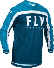Koszulka off road FLY RACING F-16 kolor biały/niebieski