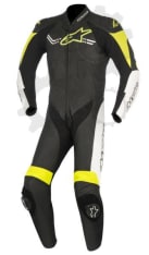 Kombinezon jednoczęściowy CHALLENGER V2 ALPINESTARS kolor biały/czarny/fluorescencyjny/żółty