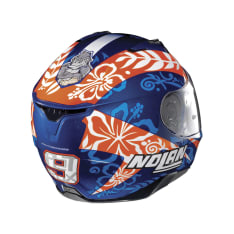 Kask integralny NOLAN N87 GEM.REPLICA N-COM D. PETRUCCI 62 kolor granatowy/niebieski/pomarańczowy