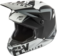 Kask cross/enduro FLY RACING Elite Vigilant VIGILANT kolor czarny/matowy/szary