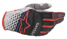 Rękawice off road ALPINESTARS MX TECHSTAR kolor czarny/czerwony/szary
