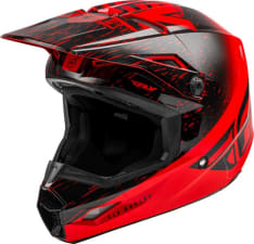 Kask cross/enduro FLY RACING KINETIC K120 ECE kolor czarny/czerwony