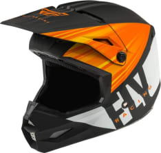 Kask cross/enduro FLY RACING KINETIC K220 ECE kolor biały/czarny/pomarańczowy