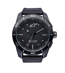 Zegarek TECH WATCH 3H pasek nylonowy czarny ALPINESTARS kolor biały/czarny, rozmiar OS