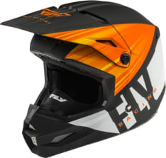 Kask cross/enduro FLY RACING KINETIC K220 ECE kolor biały/czarny/pomarańczowy