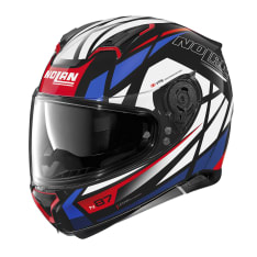Kask integralny NOLAN N87 ORIGINALITY N-COM 64 kolor biały/czerwony/niebieski