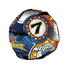 Kask integralny NOLAN N87 GEM.REPLICA N-COM C. DAVIES 54 kolor czerwony/niebieski/żółty