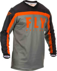 Koszulka off road FLY RACING F-16 kolor czarny/pomarańczowy/szary