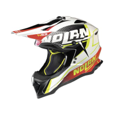 Kask cross/enduro NOLAN N53 SIDEWINDER 43 kolor biały/czarny/czerwony