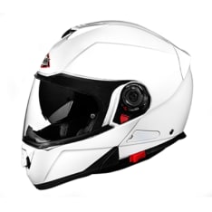 Kask szczękowy SMK GLIDE WHITE GL100 kolor biały