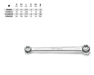 Звездогаечен ключ index BE95FTX/14X18