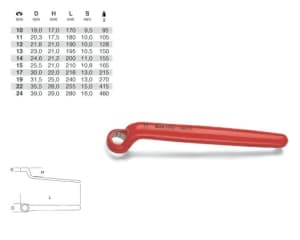 Звездогаечен ключ index BE89MQ/14