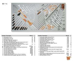Carucior cu scule index BE2500XVI/M